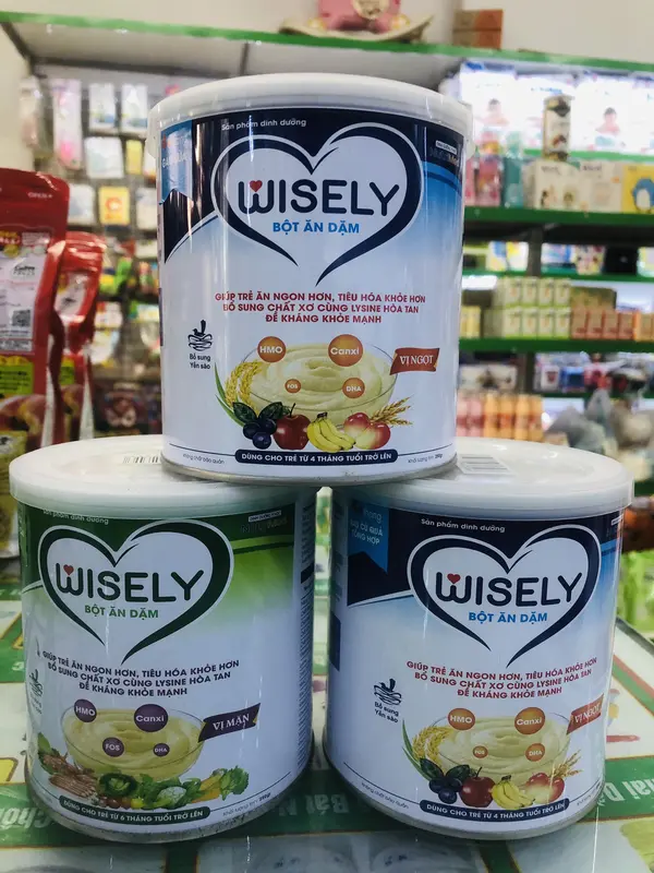 Bột Ăn Dặm Wisely Cho bé Từ 4 tháng trở lên 4