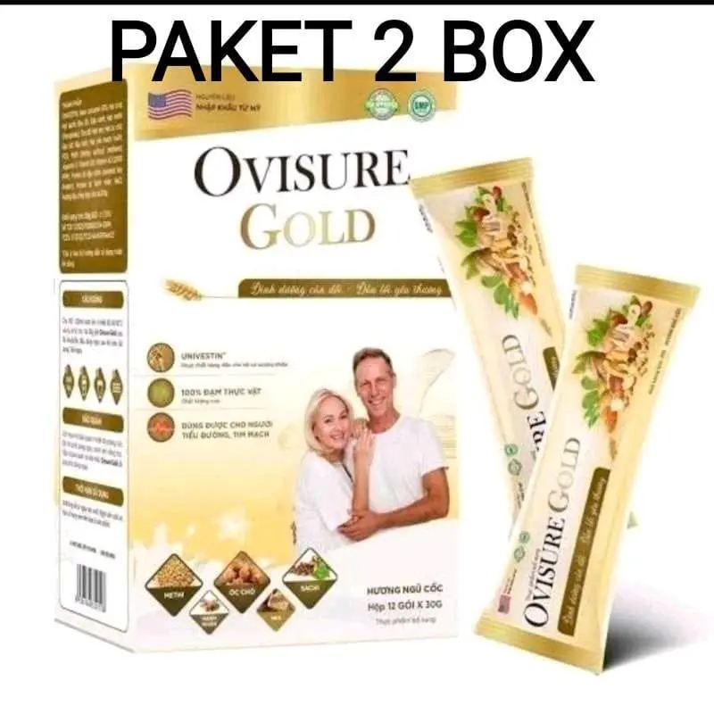 PAKET 2 BOX OVISURE GOLD ORIGINAL ATASI NYERI SENDI 1
