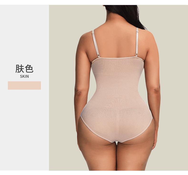 Product Introduction of Wireless One-Piece Bra European and American Style Sexy Bra High Elastic Fabric Three-Dimensional Chest Support Shaping Body Shaping Abdomen Control Shapewear Womenswear 6