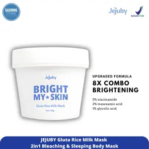 Jejuby Gluta Rice Milk Mask 2in1 Bleaching & Sleeping Body Mask