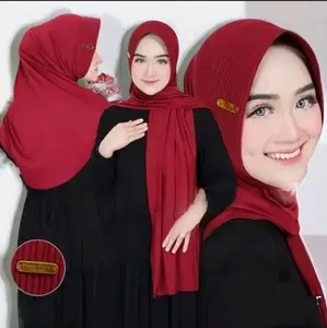 Pashmina Antem Ped Oval Jilbab Kerudung Muslim Cantik