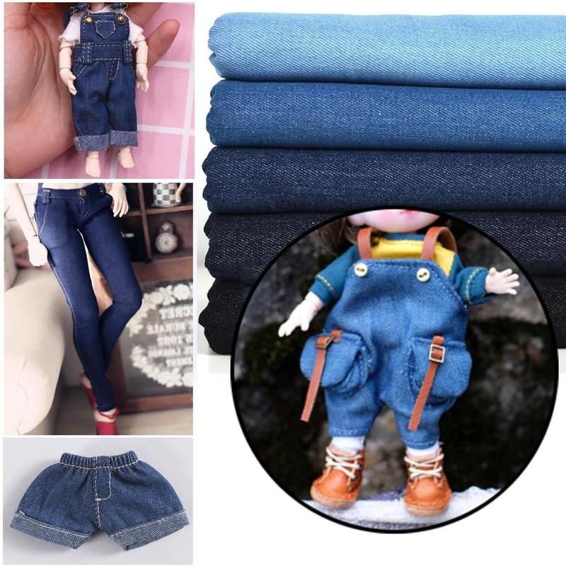 High Quality Cotton Fabric Home Textile Handmade Doll Cloth  Denim Clothes Bedding Sewing DIY Dress Materials 1