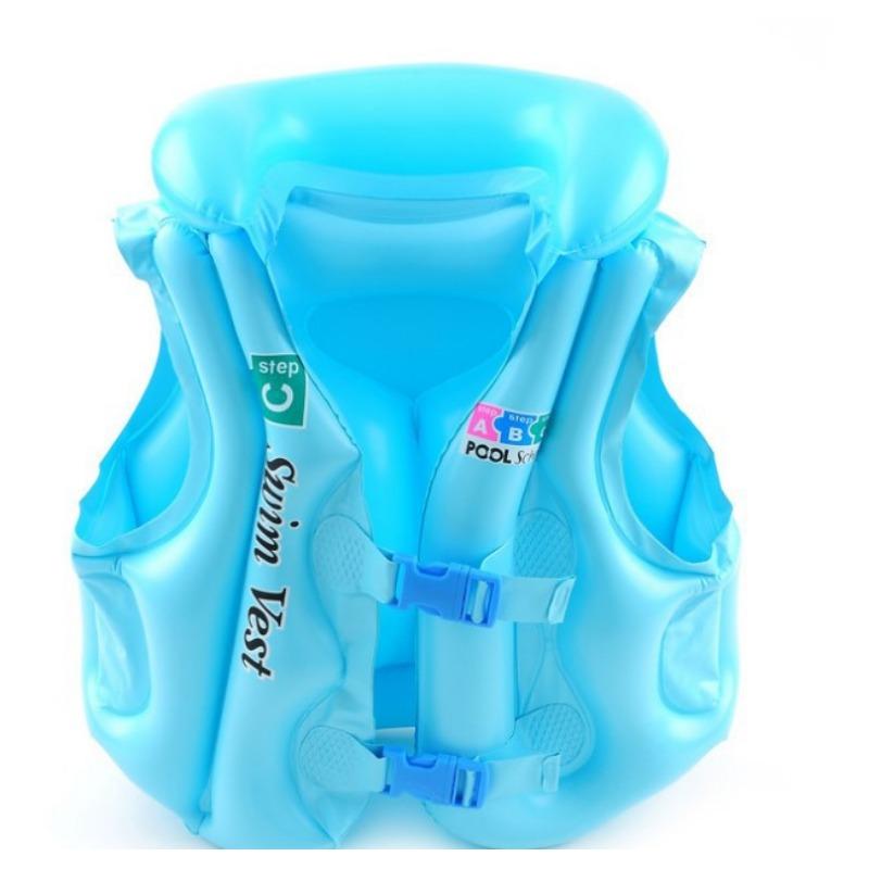 Product Introduction of Thickened Environmental Protection PVC Inflatable Life Jacket Large, Small, Medium Size Inflatable Children's Buoyancy Clothing Inflatable Vest 2