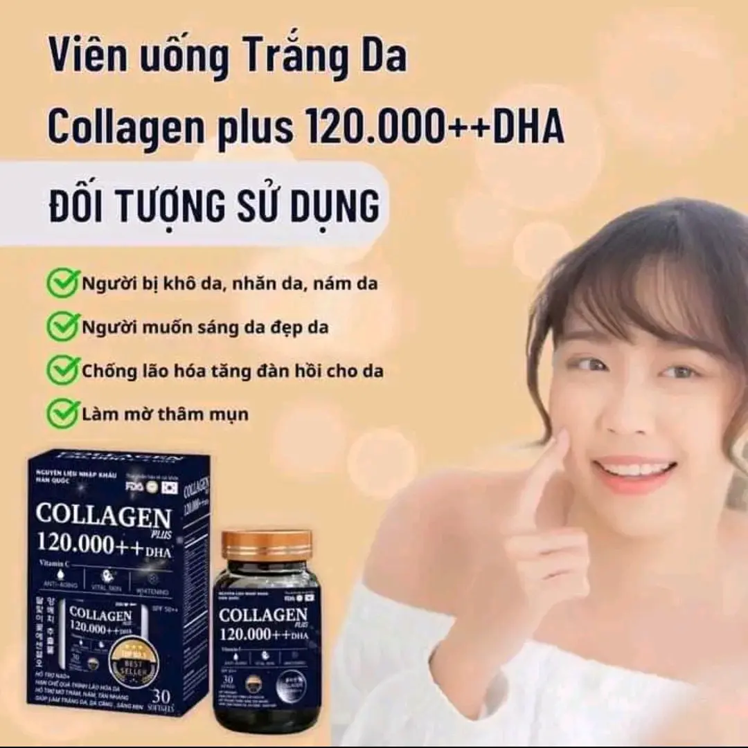 [ COMBO 4 ]  hộp collagen 1200000++dha thực phẩm bổ sung chăm sóc sắc đẹp ngươi lớn