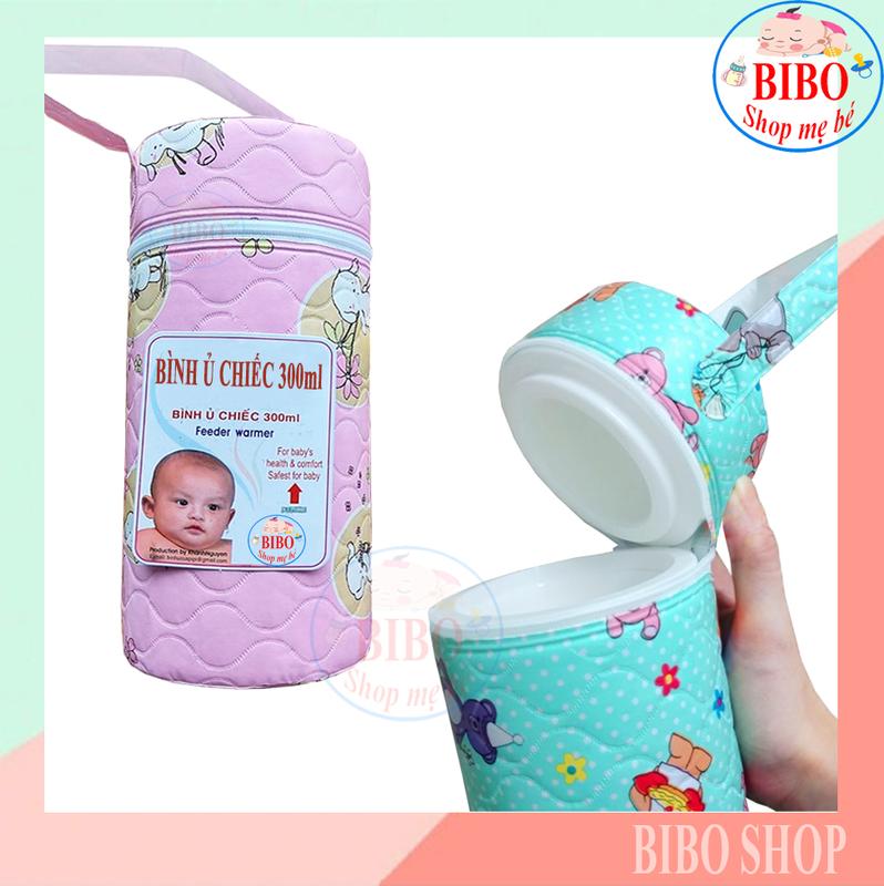 Bình ủ sữa 3 LỚP CỔ CAO 250 / 300 ML Cho Bé - Túi giữ nhiệt bình ủ nóng lạnh (giao màu ngẫu nhiên)