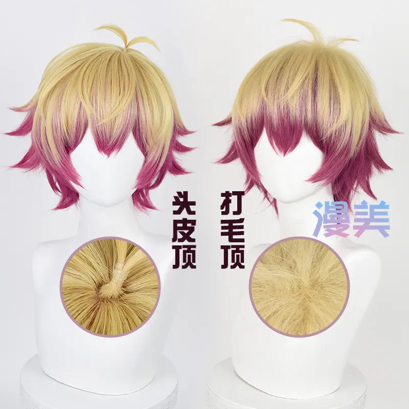 Manmei - tóc giả Alexis Ness đích thực, khóa Xanh Biển , Cosplay, phù hợp với kích thước đầu 50-60cm