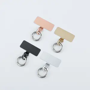 【COD】Terbaru Stainless Steel Ultra-tipis Warna Koneksi Buckle Tetap Gasket Detachable Rotating Phone Clip