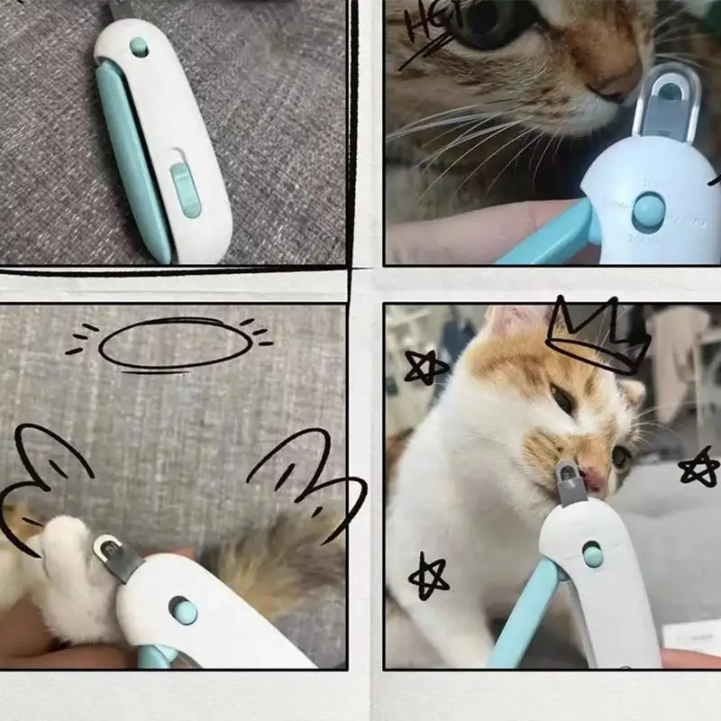 Pet Nail Trimmer, Adjustable Pet Nail Trimmer, Manicure Tools, Easy To Use, Great for Cats and Small Dogs, Valentine's Day Gift 6
