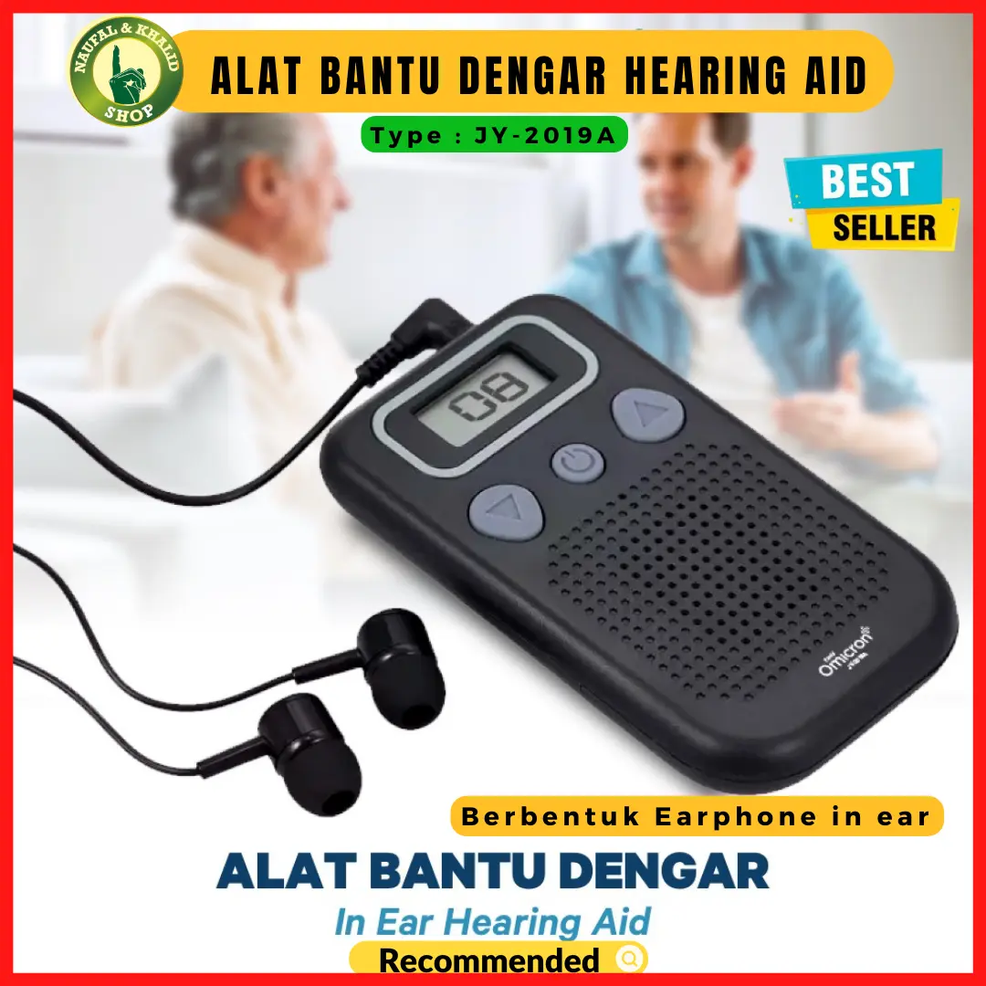 Alat Bantu Dengar In-Ear Hearing Aid JY-2019A, Suara Keras dan Jelas