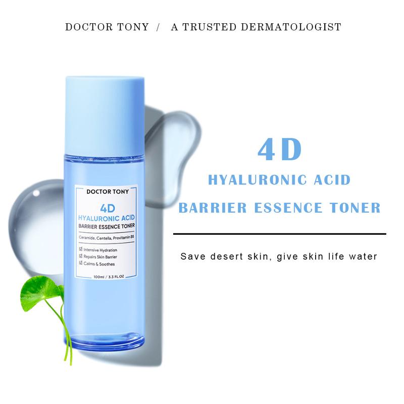 Product Introduction of 4D Hyaluronic Acid Barrier Essence Toner Hydrating Toner Ceramide Centella Toner 100ml 0