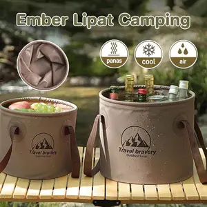 Ember Lipat Camping Serbaguna 10/20 Liter | Ember Air Portabel untuk Camping, Piknik & Penangkaran