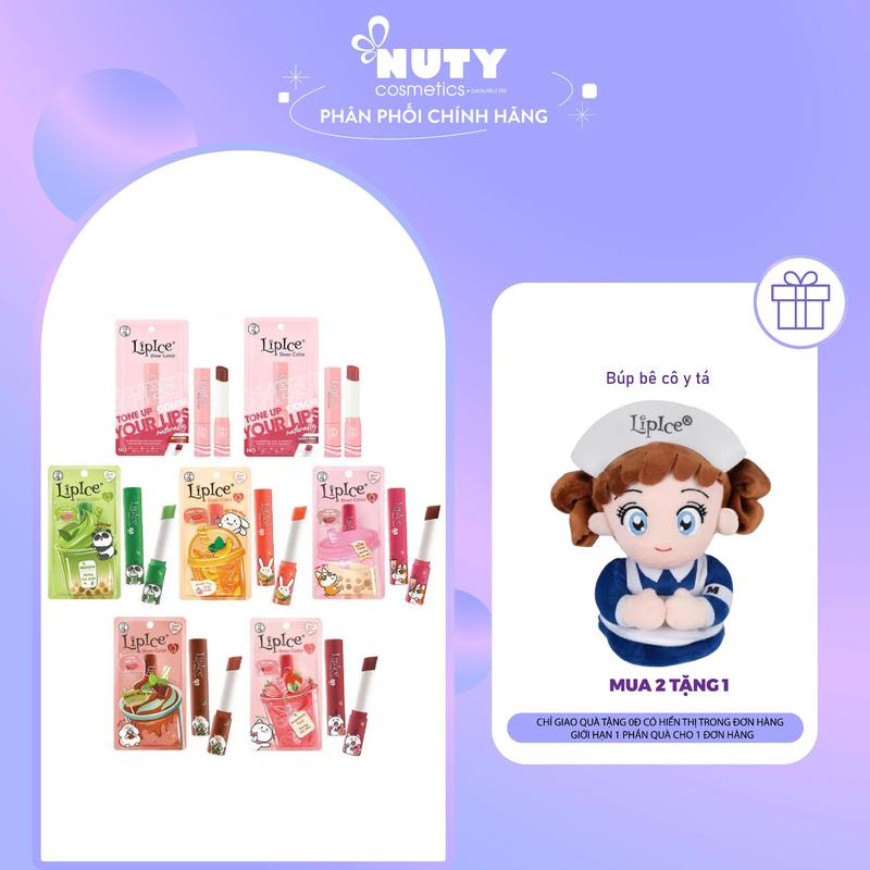 [Mua 2 Tặng 1 Búp Bê] Son Dưỡng Môi Ban Ngày LipIce Sheer Color #Q (2.4g)