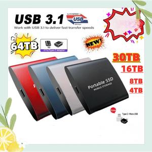 ฮาร์ดดิสก์มือถือ, สถานะของแข็ง, การอัพเกรดใหม่, ความจุ 500GB-16TB, SSD แบบพกพา ssd  1  tb