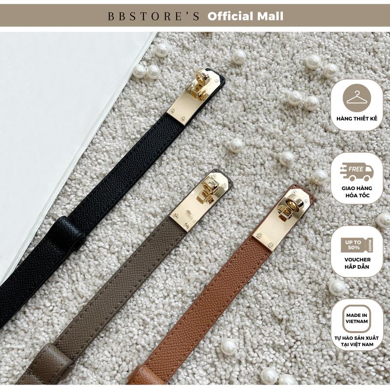Dây Nịt Thắt Lưng Nữ Bảng Nhỏ Khóa Gài Kim Loại BBSTORE'S -TK2303