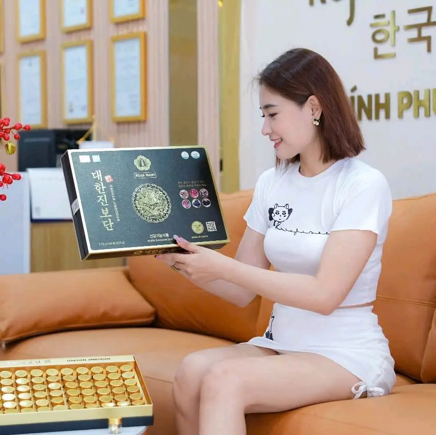 An Cung Chính Phủ Rồng Vàng Phòng Tai Biến Đột Quỵ Daehan Jinbodan Hộp 60 Viên