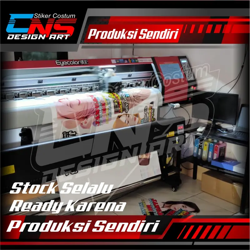 CNS Stiker Sangkar Burung Kotak BNR Full Laminasi Bisa Request Nama 2
