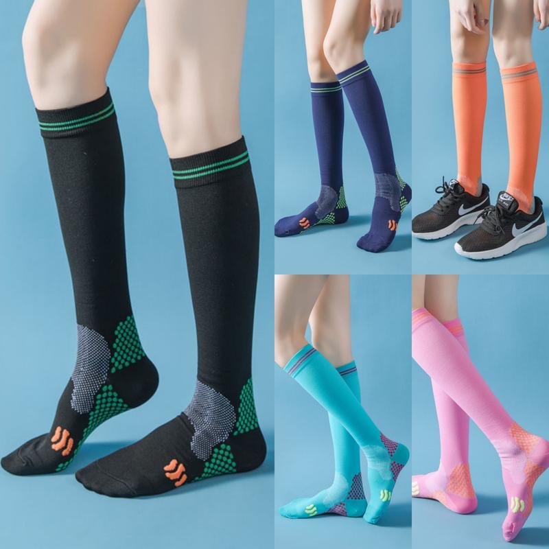 Vớ Thể Thao Chạy Bộ Cổ Cao, Thời Trang, Dành Cho Nam Và Nữ, Unisex, Cao Đến Đầu Gối, Thích Hợp Cho Thể Dục Và Bóng Đá Sport