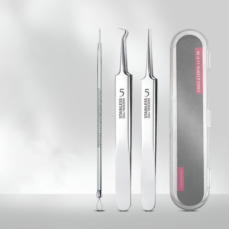 Kim Mụn Để Loại Bỏ Mụn Đầu Đen Lấy Mụn Trứng Cá Bằng Dụng Cụ Lấy Mụn Trứng Cá Với Nhíp Lấy Mụn Trứng Cá Chính Xác Và Bóp Dụng Cụ Lấy Mụn Trứng Cá Thông Dụng