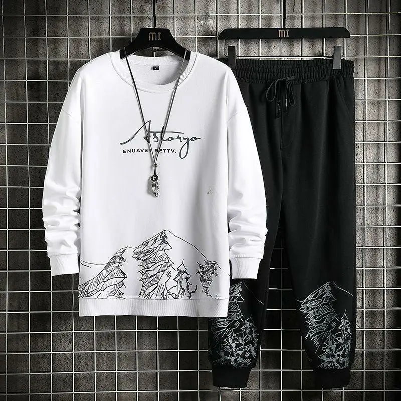 DIMITRI SETELAN RETTV  STELAN LENGAN SWEATER DAN JOGGER Celana Panjang Atasan Pria Dewasa 4