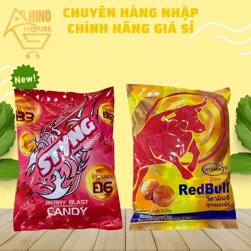 Kẹo Tăng Lực Redbull Styng 320g Thái Lan Thơm Ngon Vị Chua Ngọt - Hinohouse