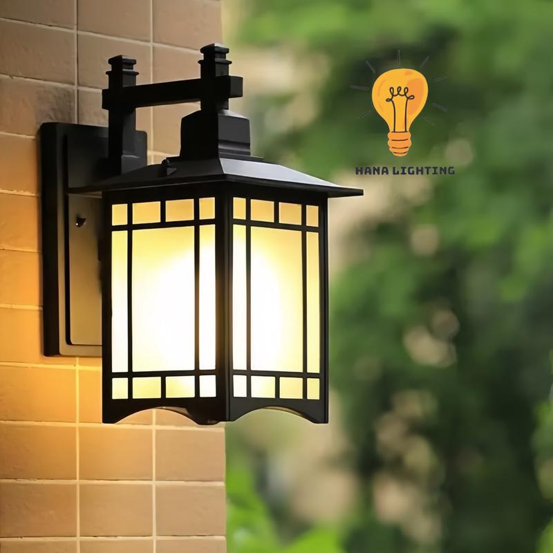 Đèn cột gắn tường (2518), đèn treo tường Tân cổ điển, trang trí cột cổng, hành lang