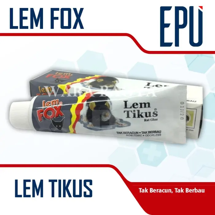 Fox Lem Tikus Lem Ajaib Perangkap Tikus Mirip Cap Gajah Jebakan Tikus
