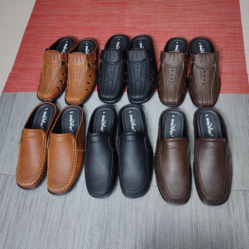 Giày lười nam, giày sục không gót dành cho người trung niên size từ 38 đên 43 khâu đế chắc chắn Shoes DéP Đế Bằng