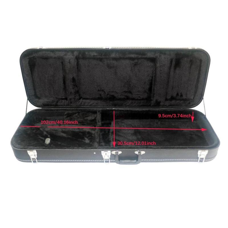 with Side Handle PU Leather Handheld Thick Padding Professional Dustproof Lightweight Electric Guitar Bag for Accessories Bass 2