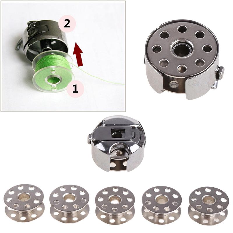 HENGy 5PCS Sewing Machine Bobbin Case Replacement for Single Needle Sewing Machine 1