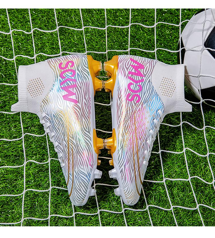 Product Introduction of Fustal！35-45 Ready Unisex Plus Size Training Football Shoes Fashion All-terrain Football Shoes Wide Last Soccer Shoes 25