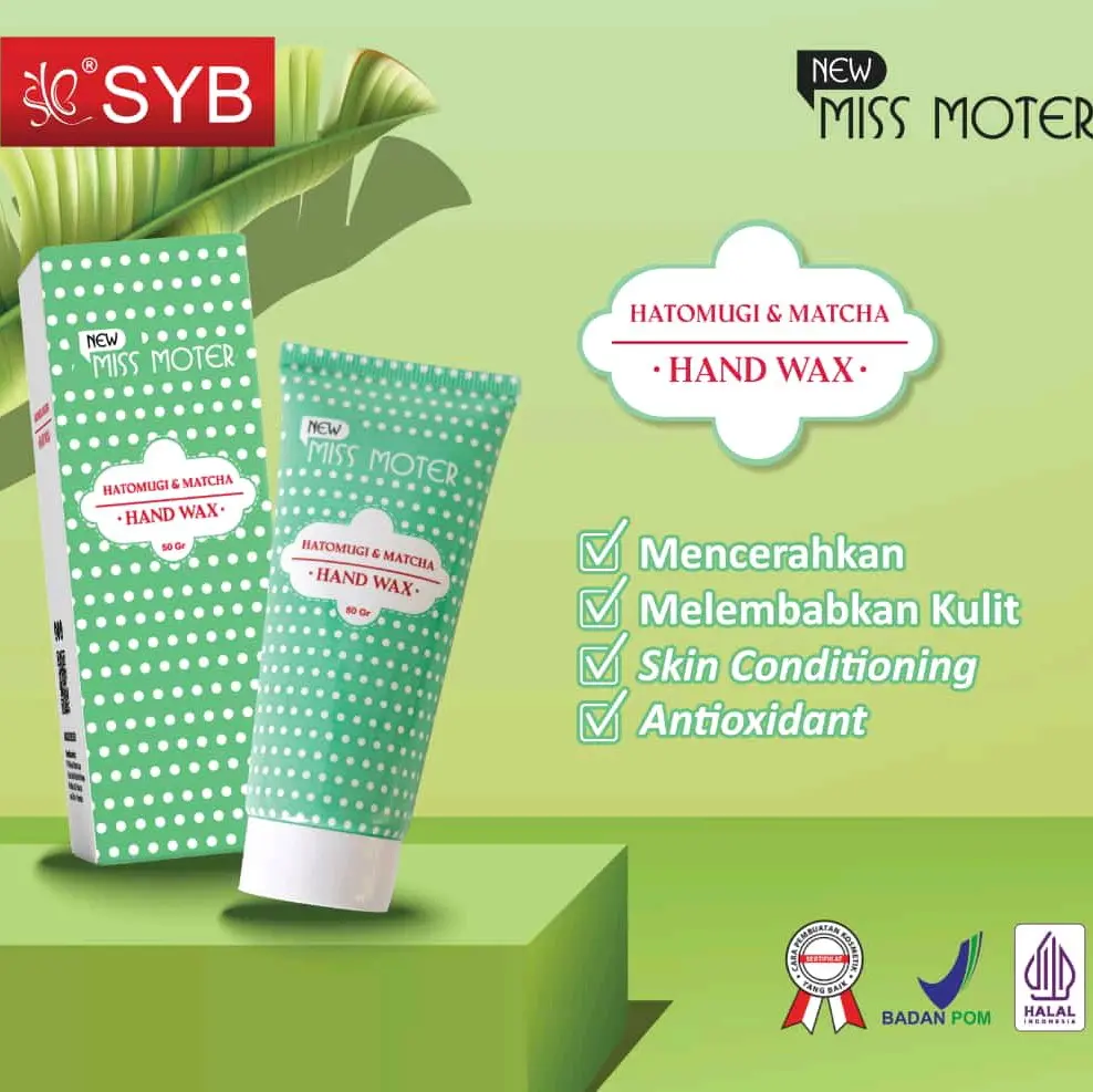 READY SIAP KIRIM SYB MISS MOTER HAND WAX HATOMUGI & MATCHA