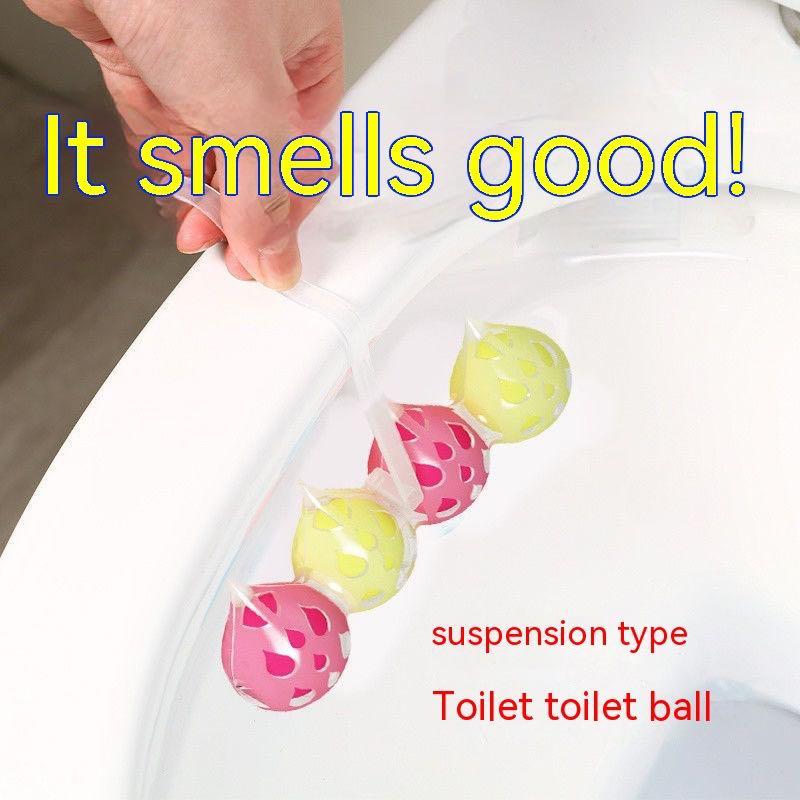 Product Introduction of Hanging Toilet Cleaning Ball Automatic Toilet Cleaner 4 in 1 Bowl Toilet Sterilizer Remove Odor Air Freshener Toilet Aromatherapy Fragrance Deodorization Toilet Cleaning Bead toiletgel 38