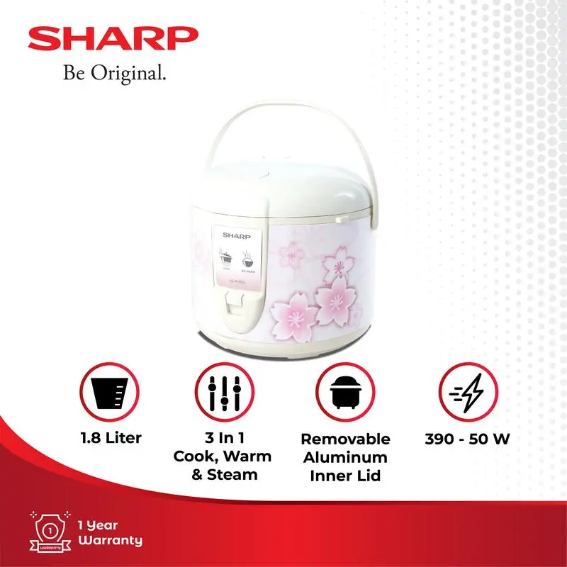 Sharp Rice Cooker KS-R18MS-PK 1.8 Liter