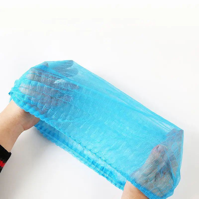 Mũ Tóc Dùng Một Lần, 100 CÁI, 21 Inch, Làm Bằng Vải Không Dệt, Mũ Lưới Tóc Bouffant, Mũ Che Đầu Co Giãn, Thích Hợp Cho Làm Đẹp, Nhà Bếp, Thẩm Mỹ Viện Thực Phẩm, Tiệm Làm Tóc, Tắm 4