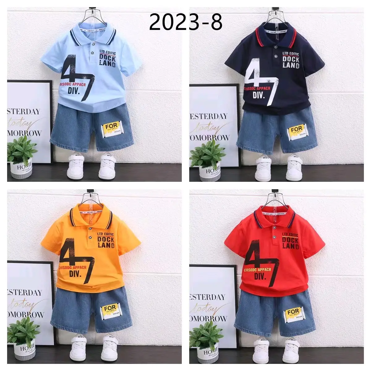 setelan celana jeans anak hone baby 4-8th Cowok link co live 245+ adm