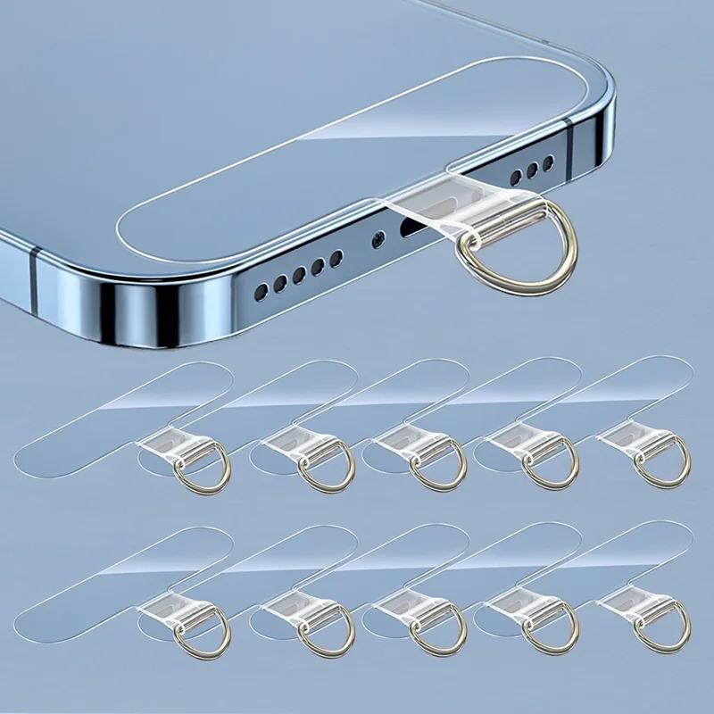 Dây Đeo Buộc Điện Thoại Di Động Tpu Thông Dụng Chống Thất Lạc, Có Nắp Gasket Thẻ, Dây Treo Điện Thoại Có Thể Tháo Rời Đệm Buộc Dán, Làm Bằng Nylon Phone 0