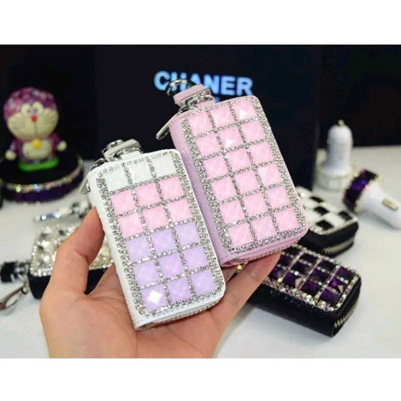 Dompet STNK kotak bling bling | Dompet gantungan kunci motor mobil | Dompet kunci wanita