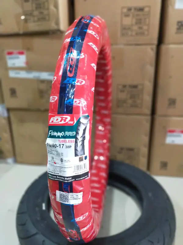 Ban Fdr Flemmo Pro 70/90 80/90 Ring 17 FREE Pentil Tubeless 3