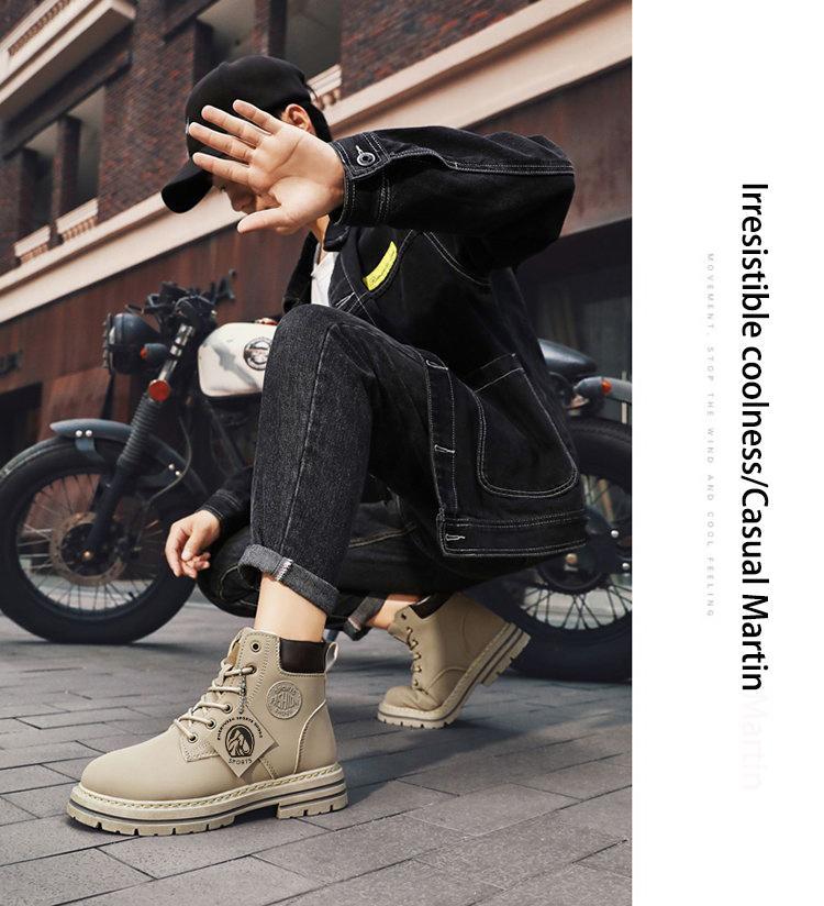 Product Introduction of 2025 Sepatu Import Boots Martin Tahan Aus Dan Tahan Air High  Bots Pria Vintage Keren Jungle Boat 20