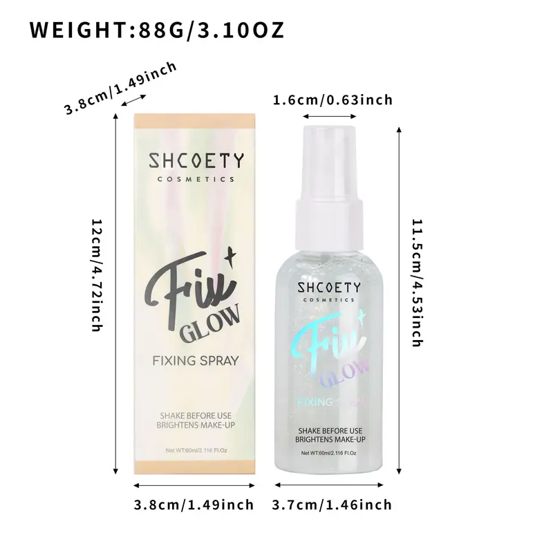 Long Lasting Makeup Setting Spray, 1 Count Oil Control Makeup Fixer Spray, Natural Makeup Finish Spray, Makeup Accessories for Women & Girls, Cosmetic 1