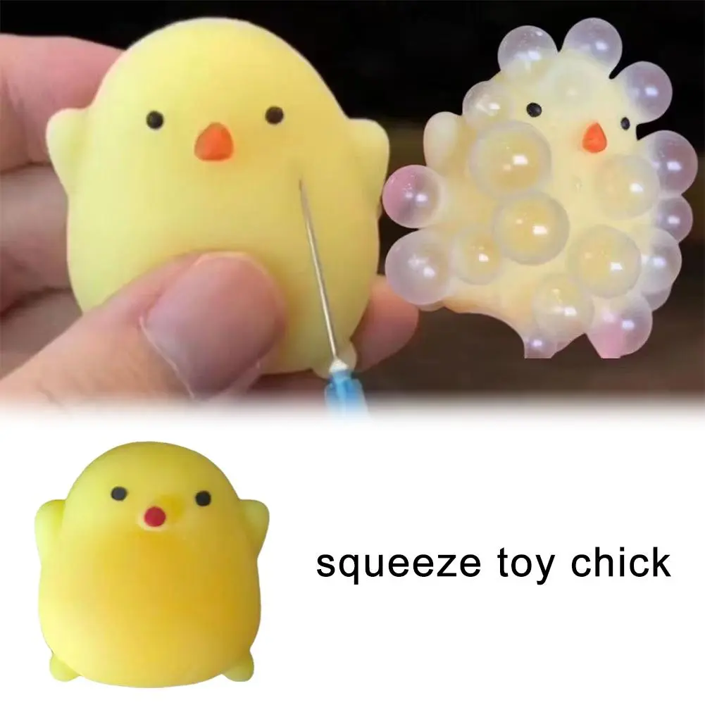Animal Squeezing Bubble Chicken Vent Closing Squeezing Student Toy Squeezing Non-Toxic L5J9