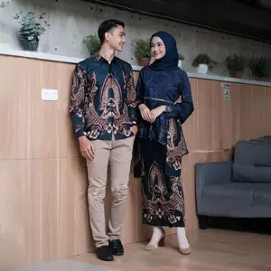 KIANA  BAJU BATIK MODERN BATIK COUPLE sarimbitAN BAJU LAMARAN&Kondangan 2023 motif muslim Wanita Pasangan