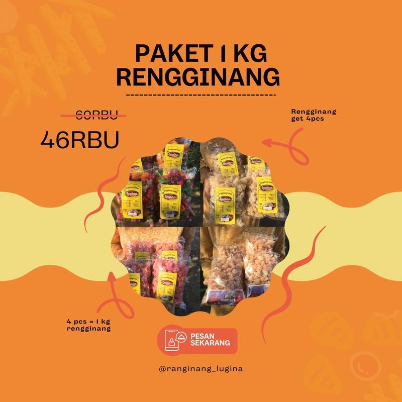 1 kg Rengginang Paket 4pcs Food rengginang  terasi mentah 0