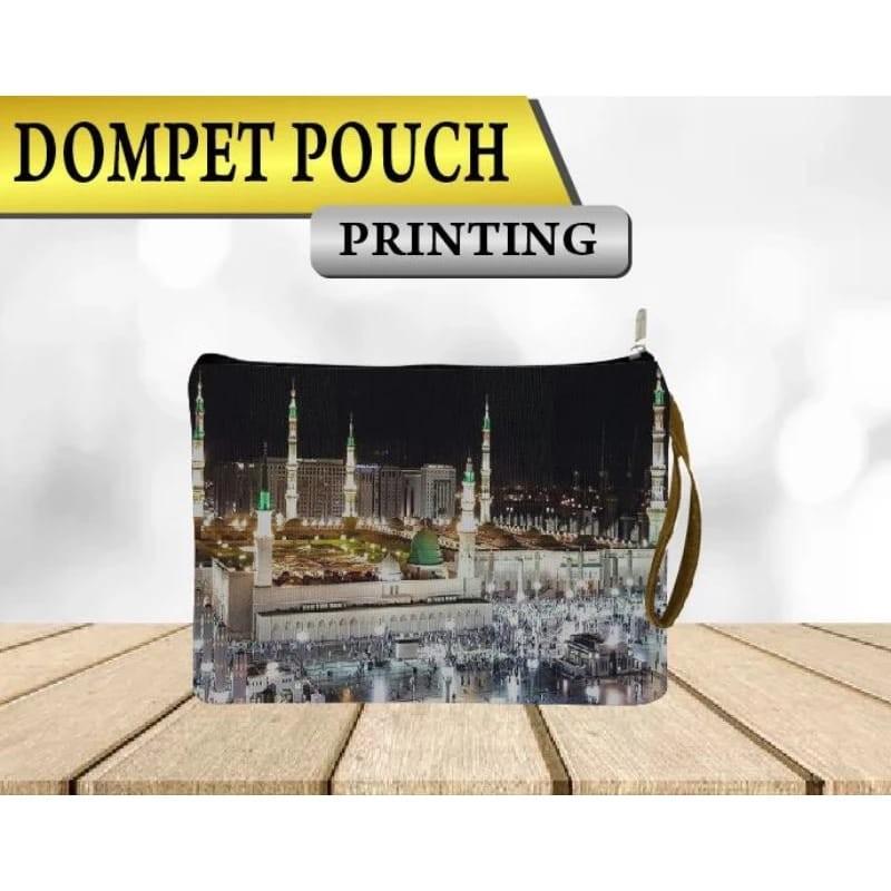 Product Introduction of 12pcs - Dompet Printing Oleh Oleh Haji Umroh Kanvas 1