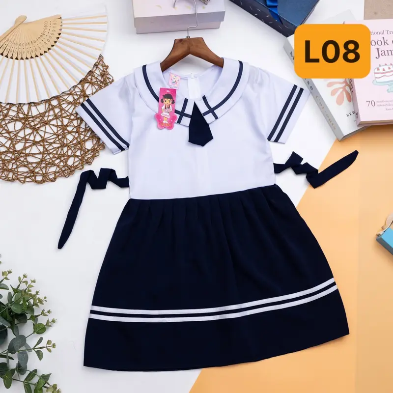 LT01- Váy Liền Thân cho bé gái cấp 1-Đồng phục học sinh 8