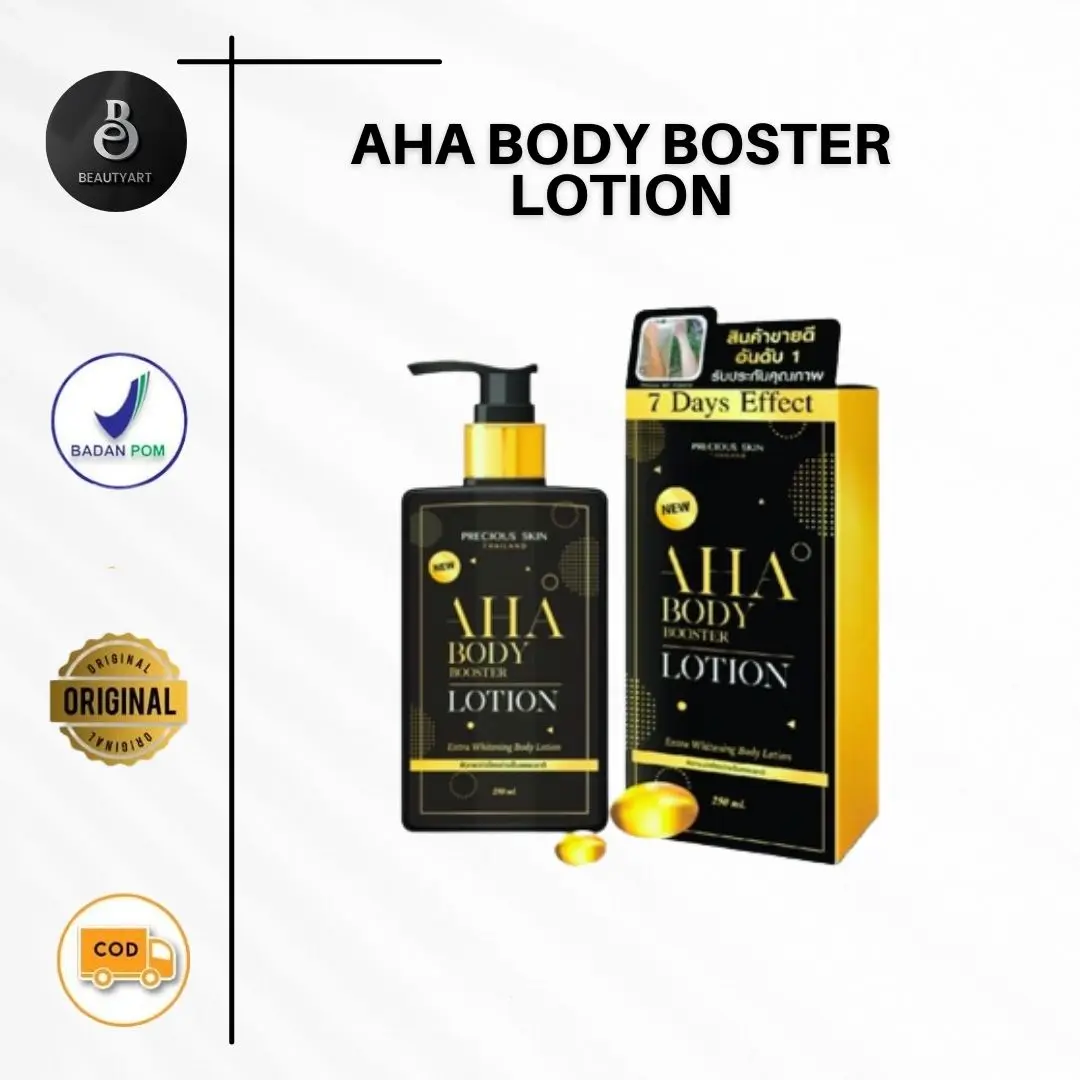 AHA Body Booster Lotion Extra Whitening - Lotion Mencerahkan - 250ml Pencerah Memutihkan body lotion