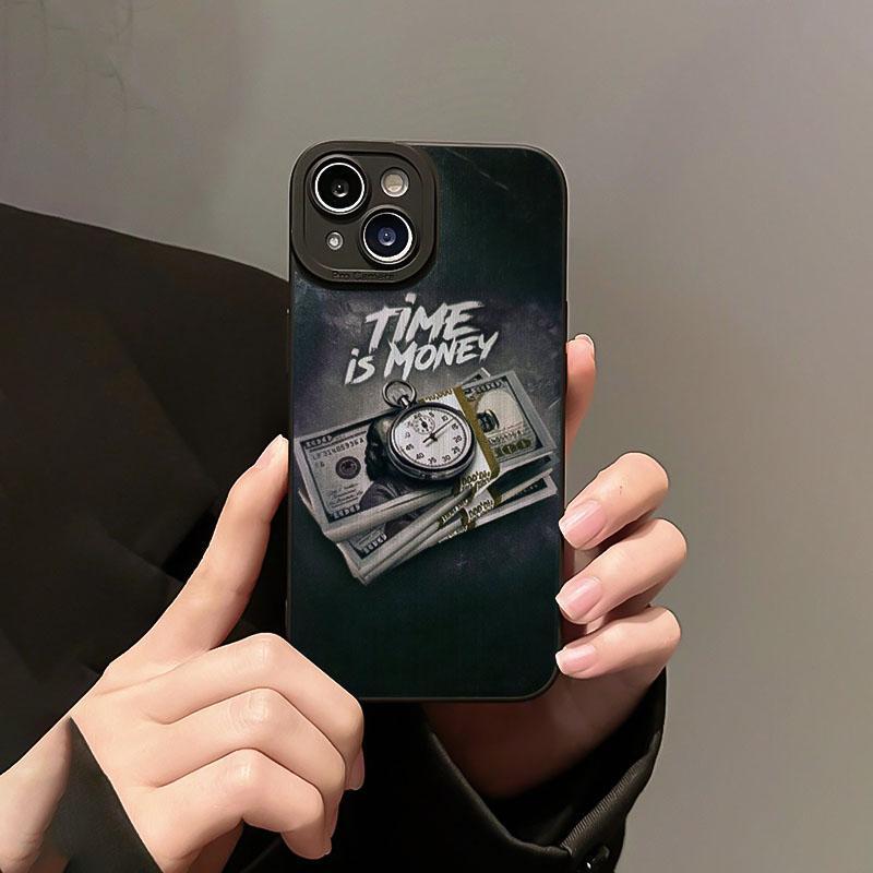 Product Introduction of Money & Watch Pattern Phone Case, Anti-drop Cellphone Protective Case, Total Protective Shockproof Mobile Phone Cover for iPhone 11