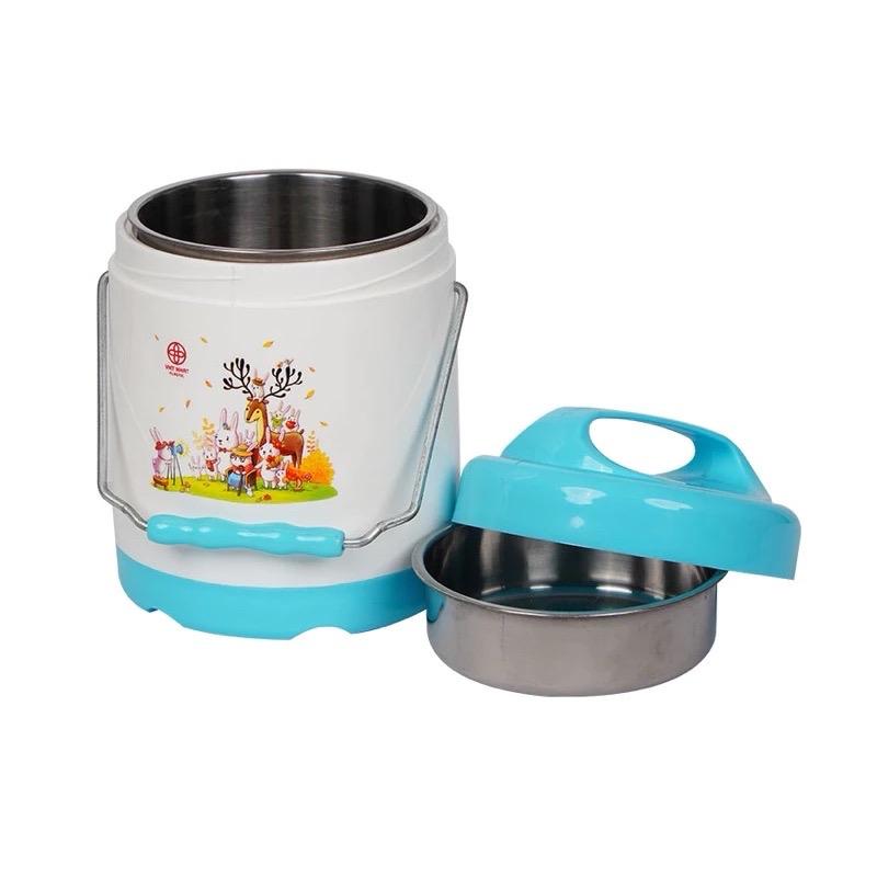 Cặp Lồng Đựng Cơm Cháo Phở Giữ Nhiệt Inox Cao Cấp - Camen Giữ Nhiệt - Hộp Đựng Cơm 3