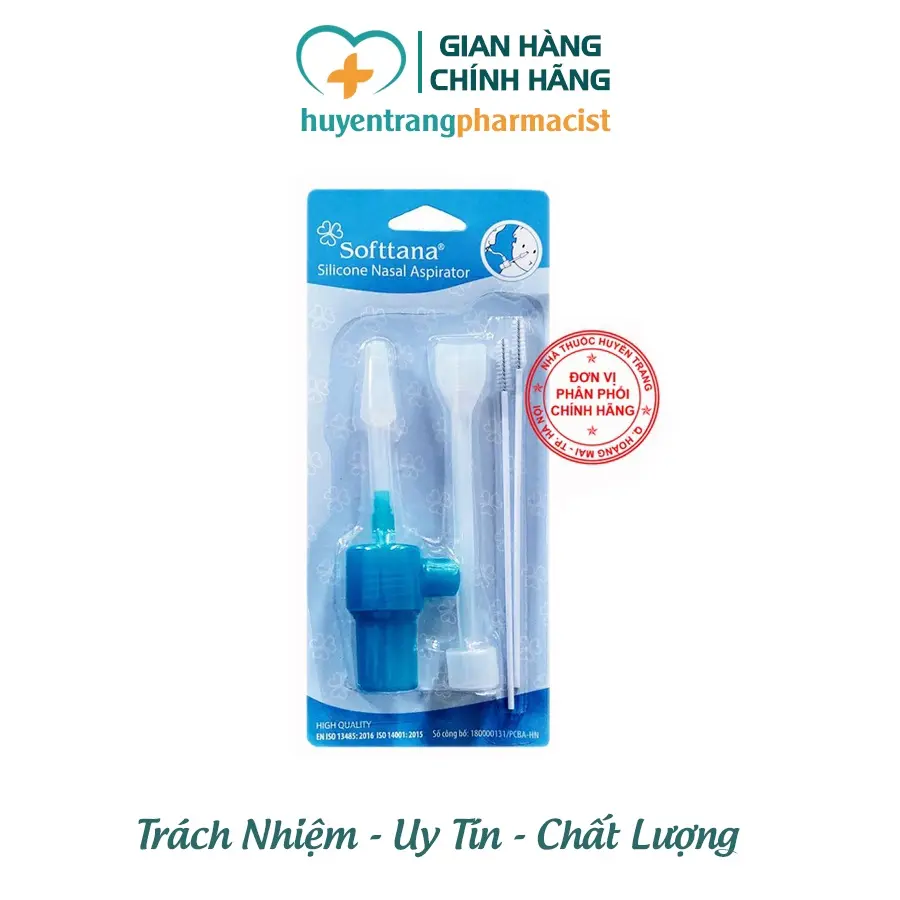 Dụng cụ hút mũi Softtana silicon