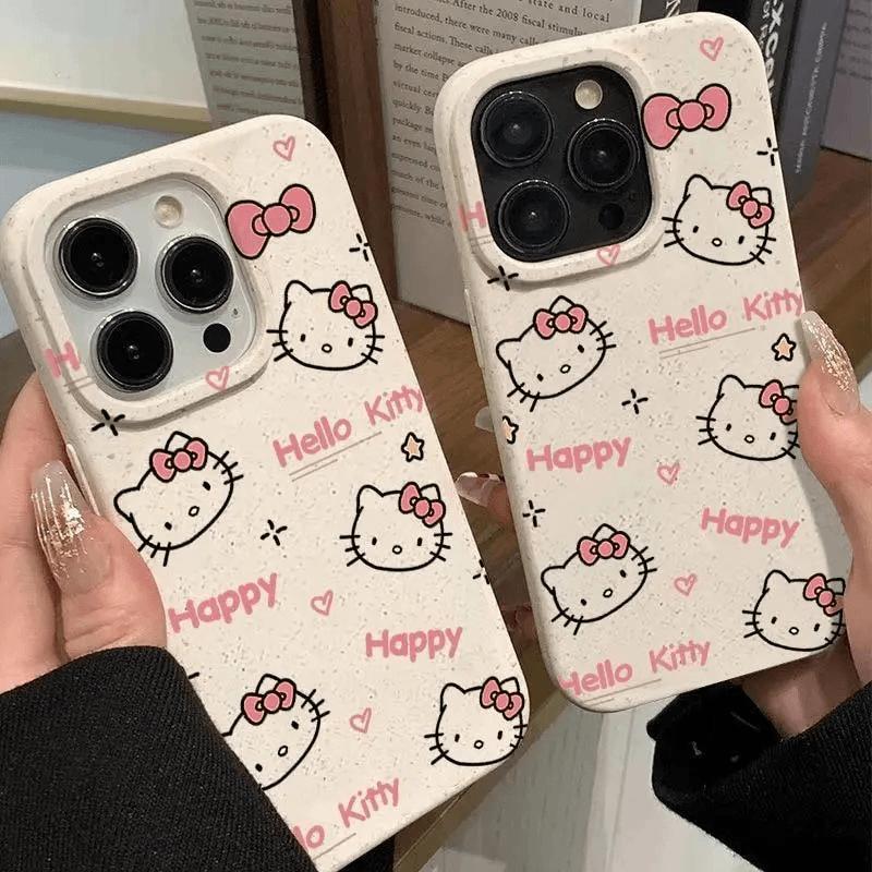 Ốp lưng mềm đầy đủ, in Hello Kitty, dành cho iPhone 14promax, 15pro, 12, 11, 7 / 8, 8g5f